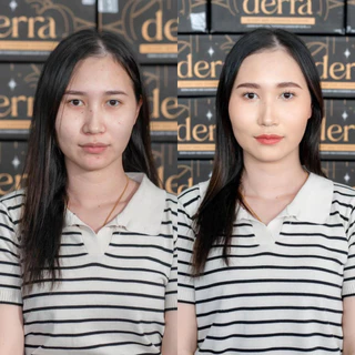 (M/ ของแท้ ) คุชชั่นเดอร์ร่า DERRA CUSHION คุชชั่น คุมมัน ปกปิด โทนเหลือง ไม่วอก SPF 25 PA+++ 10 g.