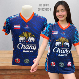 เสื้อกีฬา เสื้อคอวี HD-03 ไซส์ใหญ่ 2XL 3XL