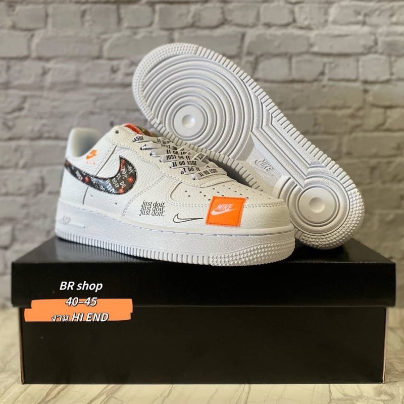 Nike Air Force 1 Low Just Do It (size40-45) White 990