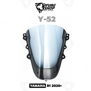 ชิลด์หน้าแต่ง WOOD Y-52 : for YAMAHA R1 2020+