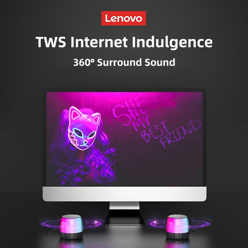 Lenovo K3 Plus ลําโพงบลูทูธ HIFI เสียงสเตอริโอ แบบพกพา ลำโพงบลูทูธไร้สาย