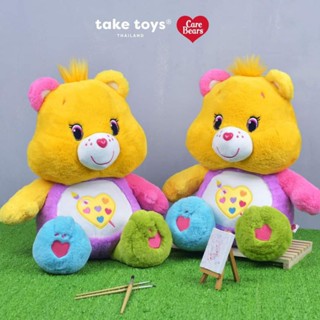 CARE BEARS WORK OF HEART BEAR แคร์แบร์จานสี CARE BEARS จานสี แคร์แบร์จานสี มือ1 ตุ๊กตาแคร์แบร์