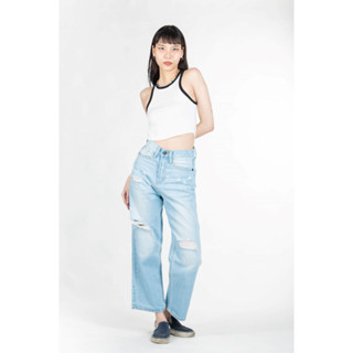 Niyom Jeans  :  รุ่น B509.1  กางเกงผู้หญิง ทรงกระบอก