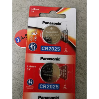 ถ่าน2025 แบตเตอร์รี่ ของแท้ Panasonic ถ่านกระดุม CR2025 แพคเกจใหม่ ถ่านรีโมทรถยนต์ ถ่านรีโมทรถ แบตกระดุม Button Battery