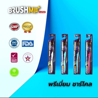 แปรงสีฟันบลัชมี รุ่uPremium Charcoa,​รุ่น Original,รุ่น Witening,รุ่น Active Soft,Senirity,Stab1สำหรับเด็ก1-3ขวบ🍎คละสี🍎