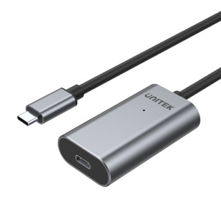 Unitek รุ่น U305A สายต่อความยาวช่อง Type-C ความยาว 5M USB-C Active Extension Cable วัสดุอลูมิเนียม สินค้ารับประกัน 2 ปี