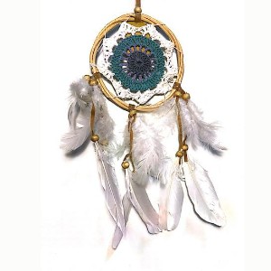 Dream catcher size 6 cm. (เครื่องรางดักความฝัน) DC613