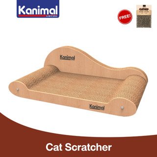 Kanimal Cat Toy ของเล่นแมว ที่ลับเล็บ ที่ข่วนเล็บแมว รุ่นโซฟา The Couch สำหรับแมวทุกวัย ขนาด 55x27x17 ซม. แถมฟรี! Catnip