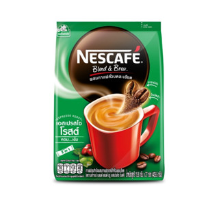 เนสกาแฟ NESCAFE BLEND&amp;BREW3IN1เนสกาแฟ เบลนด์แอนบรู เอสเปรสโซ่(15.1กรัม×27ซอง)