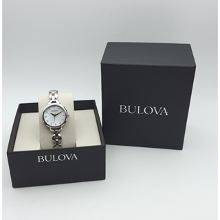 นาฬิกา BULOVA WOMENS 96L204 QUARTZ CRYSTAL MOTHER OF PEARL (ใหม่มีตำหนิ)