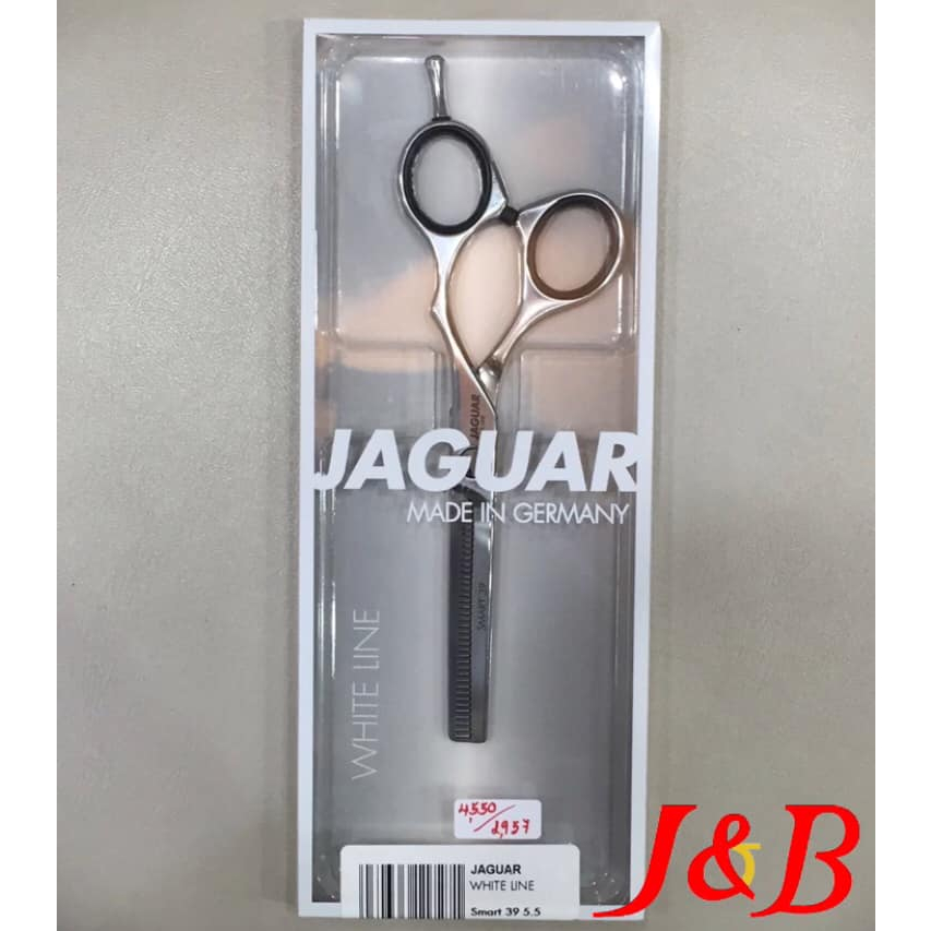 กรรไกรซอย Jaguar 2ดาว⭐️⭐️ จากัวร์รุ่น WHITE LINE SMART 39 ขนาด 5.5นิ้ว No.43155