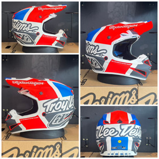 หมวกกันน็อก TROY LEE DESIGNS Polyacrylite Quattro Orange