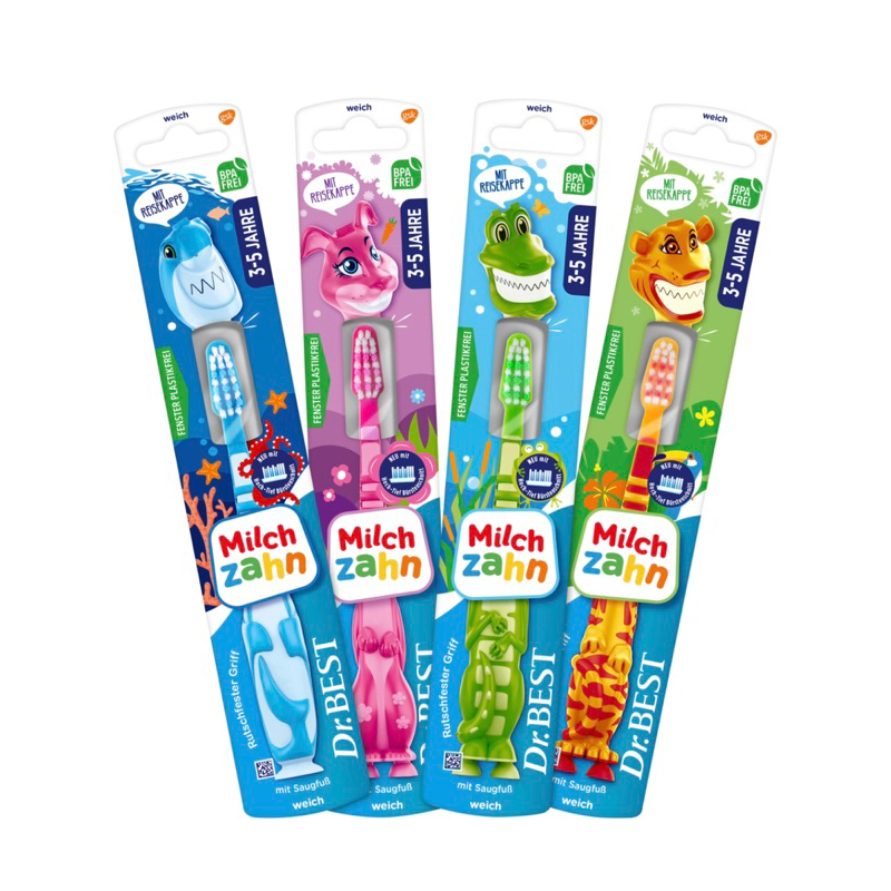 Dr.Best แปรงสีฟันเด็ก อายุ 3-5 ขวบ สินค้าเยอรมัน🇩🇪