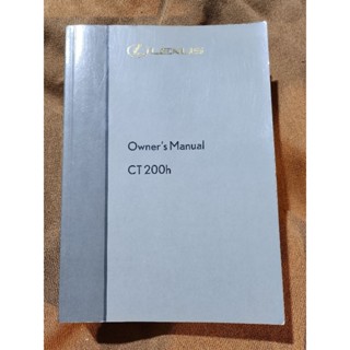 lexus owners manual ct200h