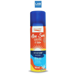 P.O.CARE Aloe Sun Spray SPF50+ PA++++ 90 ml. - พี.โอ.แคร์ อโล ซัน สเปรย์กันแดด