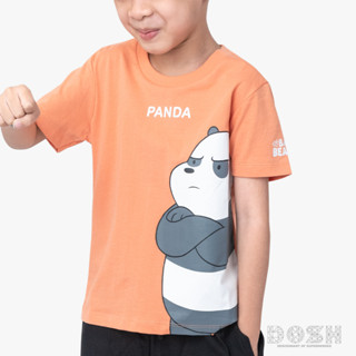 DOSH KIDS UNISEX T-SHIRTS WE BARE BEARS เสื้อยืดคอกลม แขนสั้น เด็กชาย-เด็กหญิง FBBBT5026-OR