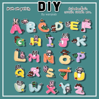 DIY ตัวรีดติด A-Z รีดกับวัสดุที่เป็นผ้าได้หลากชนิด ติดบนอุปก…