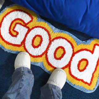 (รอ14วัน) “ Good ” Carpet 45x100cm. / พรมผืนยาว ขนนุ่ม