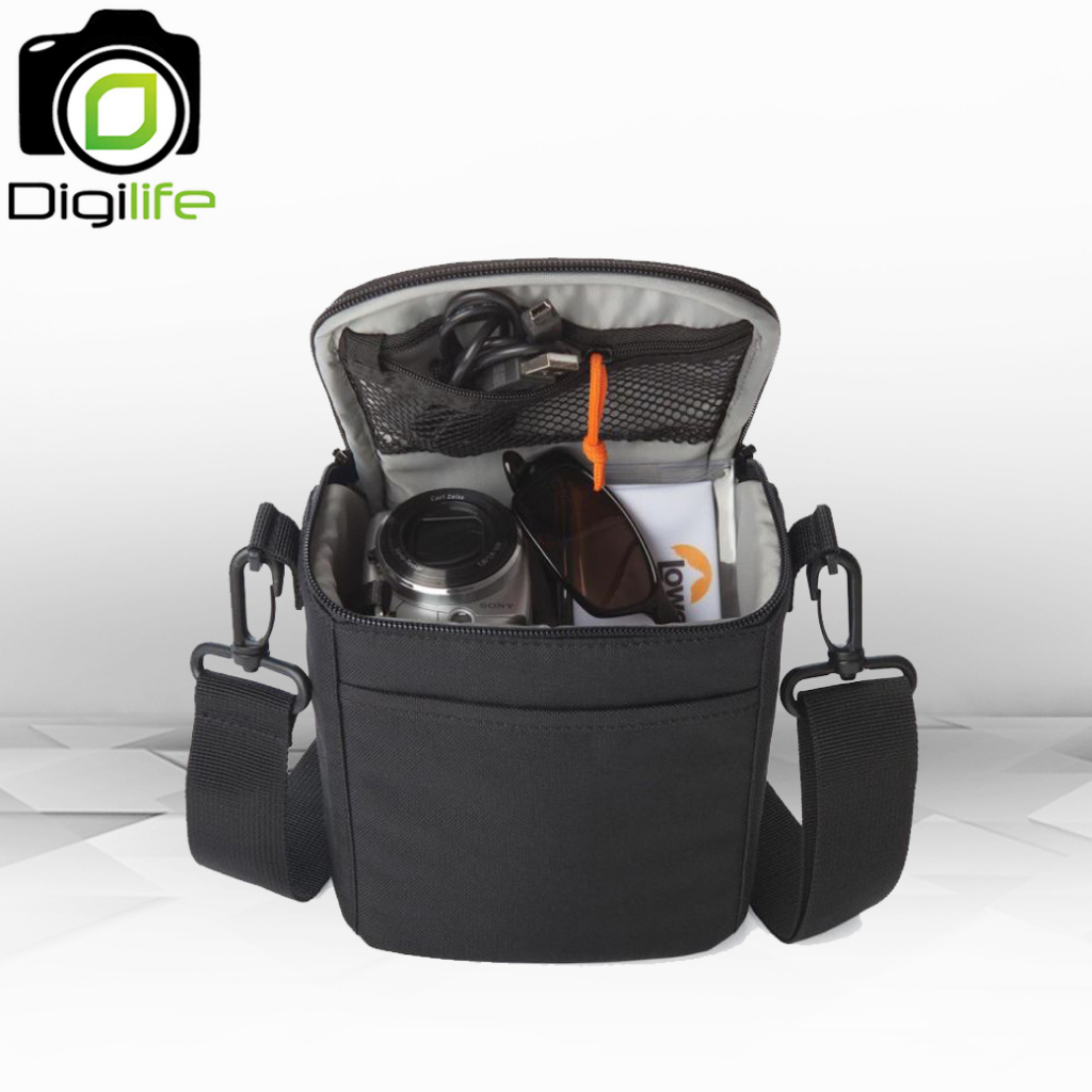 Lowepro Bag Format 120 Black - กระเป๋ากล้อง มิลเรอร์เลส กล้องวิดีโอขนาดเล็ก กล้อง ActionCam ฯลฯ