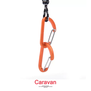 Caravan Crew Carabiner อะลูมินัมอัลลอย C ตะขอแขวน คาราบิเนอร์（Not for climbing）