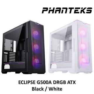 Phanteks Eclipse G500A Mid Tower Case, DRGB, Black White