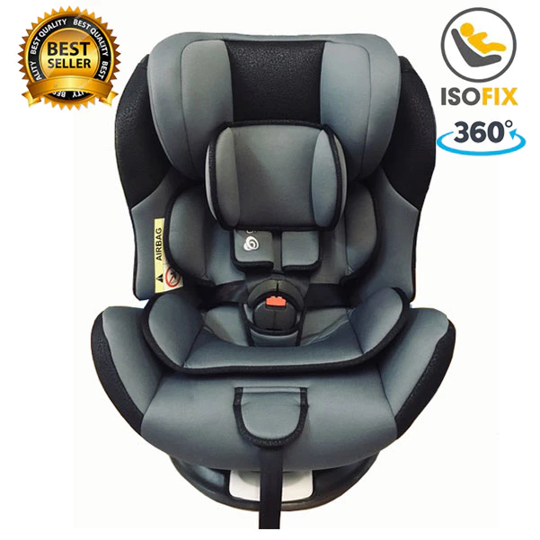 สินค้าขายดี : คาร์ซีทมือหนึ่ง Global Kids ISOFIX หมุน 360 เบาะใหญ่ กว้าง car seat ผ่านมาตรฐาน ECE และ CCC