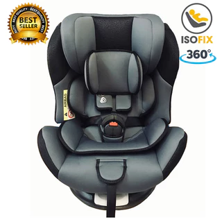 สินค้าขายดี : คาร์ซีทมือหนึ่ง Global Kids ISOFIX หมุน 360 เบาะใหญ่ กว้าง car seat ผ่านมาตรฐาน ECE และ CCC