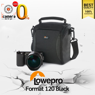 Lowepro Bag Format 120 Black / กระเป๋ากล้อง มิลเรอร์เลส กล้องวิดีโอขนาดเล็ก แอ๊คชั่นแคม