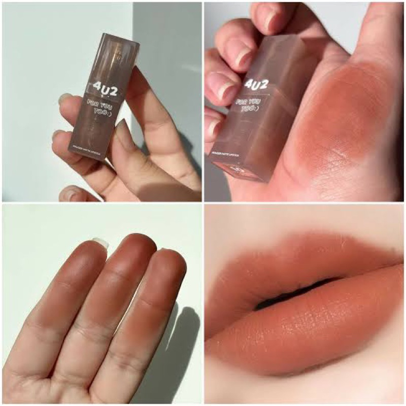 4u2 powder matte lipstick เบอร์10