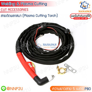 สายตัดพลาสมา (Plasma Cutting Torch) รุ่น P-80