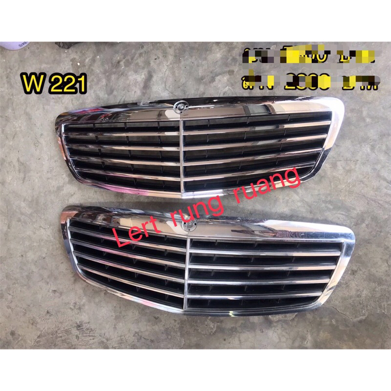 กระจางหน้า benz w221 s500 s300