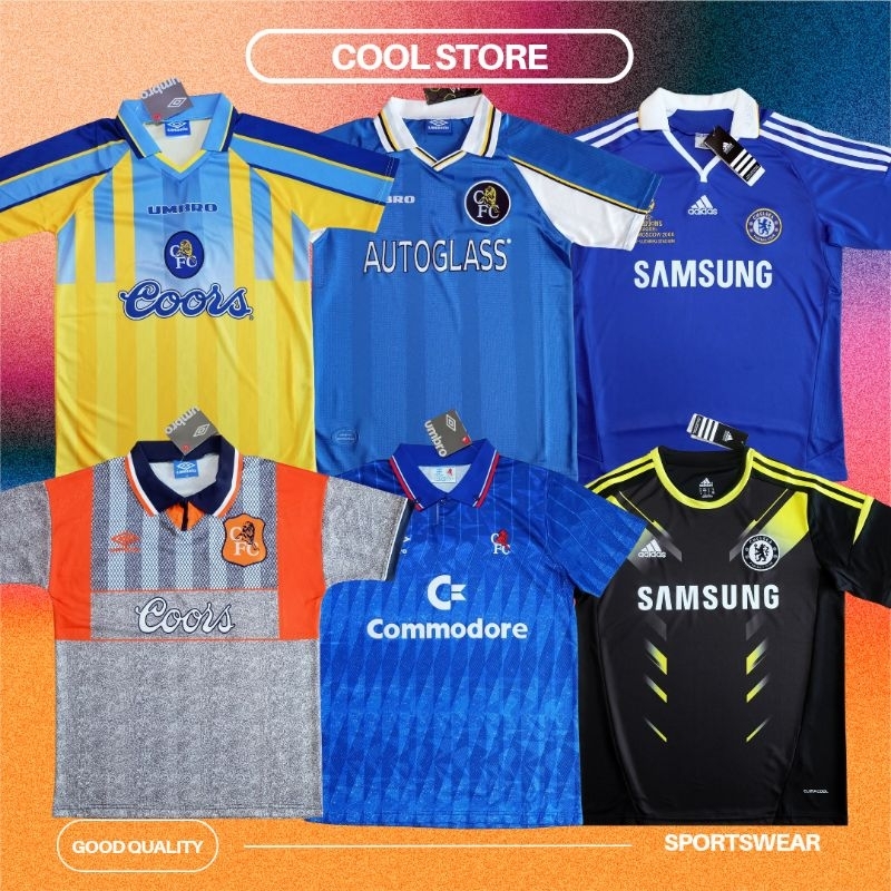 Chelsea Retro Jersey เสื้อเชลซีย้อนยุค เสื้อเชลซีวินเทจ