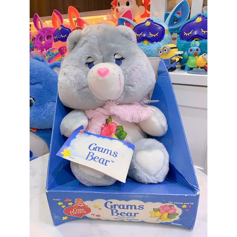 ‼️SUPER RARE‼️ Care Bears Kenner GRAMS BEAR ปี 1983 🧸 แคร์แบร์ คุณยายแกรม ในกล่อง ป้ายครบ ใจสะกิด ขอ