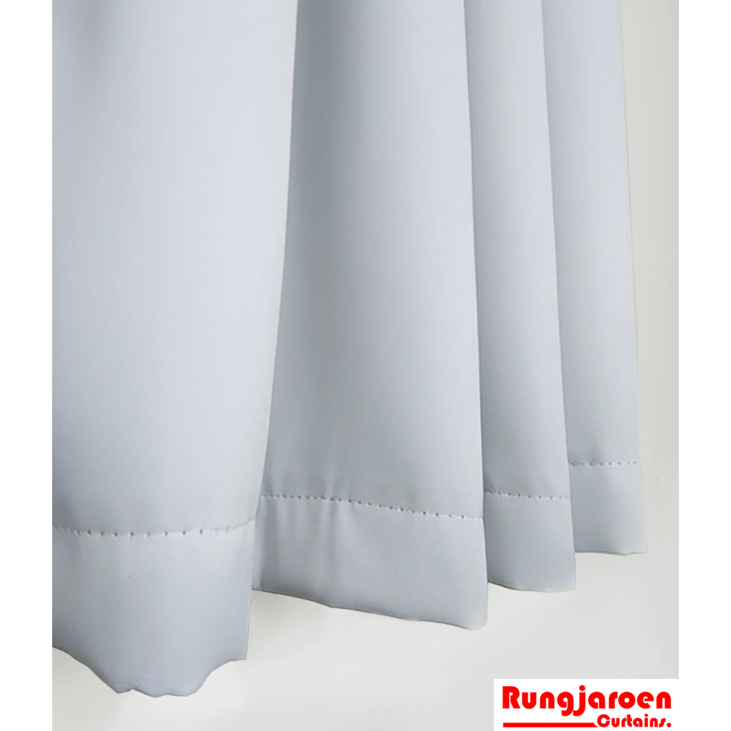 แนะนำ ผ้าม่าน ผ้าม่านสีขาวหม่นแบบตาไก่ สีขาวควันบุหรี่ Blackout UV ตกแต่งบ้าน By ร้านรุ่งเจริญผ้าม่าน ราคาพิเศษ มีเก็บเงินปลายทาง