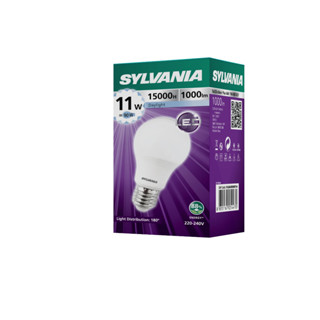 หลอดไฟ LED SYLVANIA LYLLBA0144  A60 11W  865 ขั้ว E27  Daylight   ซื้อ2แถม1