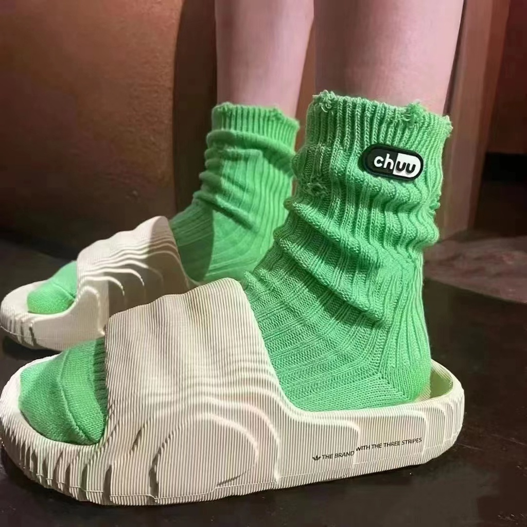 Adidas Genuine Hot Selling Flat Bottom Anti slip Men's and Women's Slippers for Home and Outdoor Wear