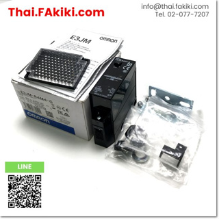 พร้อมส่ง, (A)Unused, E3JM-R4M4-G Photoelectronic Sensor, โฟโต้อิเล็กทริค เซ็นเซอร์ สเปค AC/DC, OMRON (66-007-500)