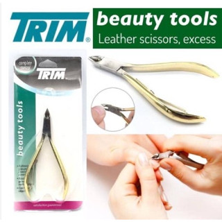 *พร้อมส่ง**Trim nail trimmer กรรไกรตัดหนัง กรรไกรตัดเล็บ สแตนเลส ปลายโค้งแหลม ตัวใหญ่ ตัดเล็บขบฝังลึก ด้ามทอง