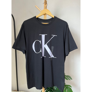 เสื้อยืดCalvin Klein  "เสื้อยืดชายCKใหญ่ ดำ" งานCalvin Kleinแท้100%