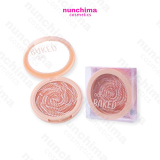 OD1308 ODBO Baked Snowy Blush โอดีบีโอ เบคท์ สโนวี่ บลัช บลัชออน