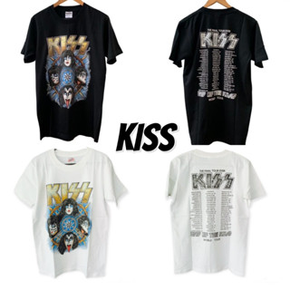 KS117 เสื้อยืดวงร็อค KISS คิส เสื้อวง เสื้อยืดคิส เสื้อวินเทจ