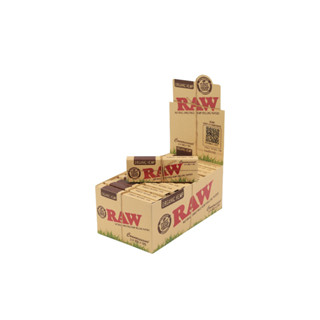 ยกกล่อง ของแท้100% ส่งไว RAW Organic 1¼ + Tips 24 ชิ้น/กล่อง กระดาษraw ก้นกระดาษ กระดาษโรล Raw Rolling Paper