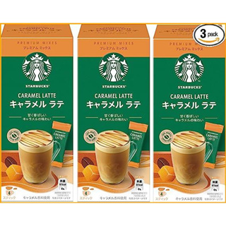 Nestlé Starbucks® Premium Mix 24g x 4 sticks 3 box set caramel latte stick type instant [ส่งตรงจากญี่ปุ่น] พกพาสะดวก