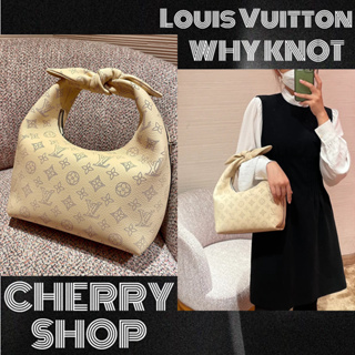 🍒หลุยส์วิตตอง Louis Vuitton WHY KNOT SMALL POUCH M20701 สุภาพสตรี / กระเป๋าถือ / กระเป๋า Messenger