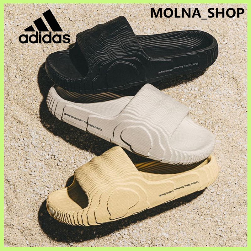 【IN STOCK】Adidas Adilette 22พื้นหนา กันลื่น สําหรับผู้ชาย และผู้หญิง รองเท้าแตะลำลองแบบสวม สำหรับผู้ชาย ร้องเท้าแตะแบบสว