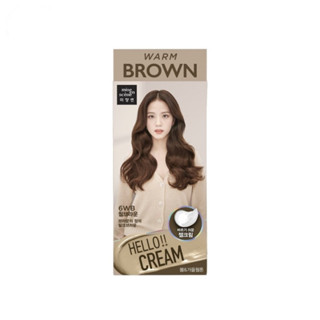 MISEENSCENE Mise En Scene Hello Cream Color (6WB Warm Brown) มีส ออง แซน เฮลโล ครีม 6ดับเบิลยูบี วอร์ม บราวน์