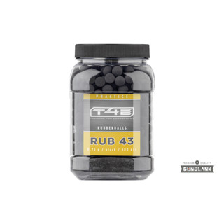 T4E .43 RUB Black 500 pcs