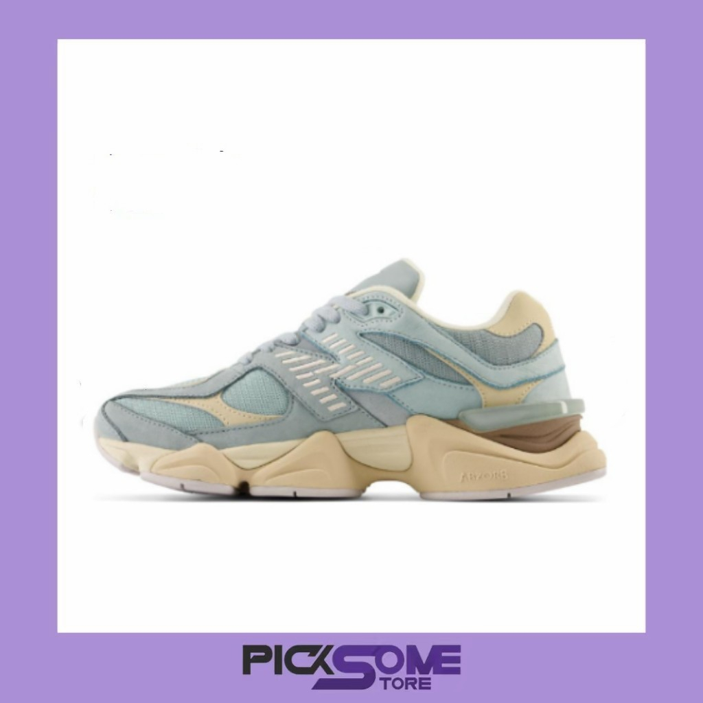 New Balance 9060 blue Sports shoes style ของแท้ 100 %