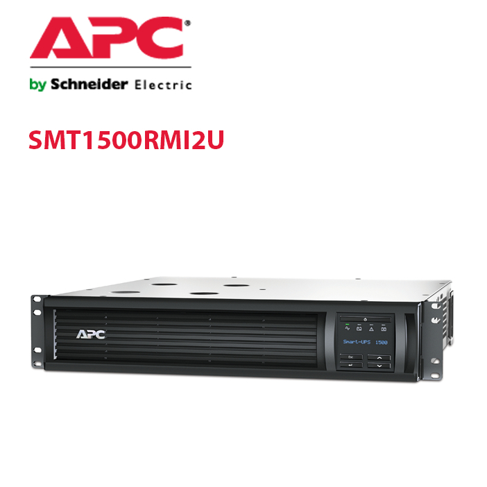 UPS (เครื่องสำรองไฟฟ้า) APC (SMT1500RMI2U) Smart-UPS 1500VA/1000W