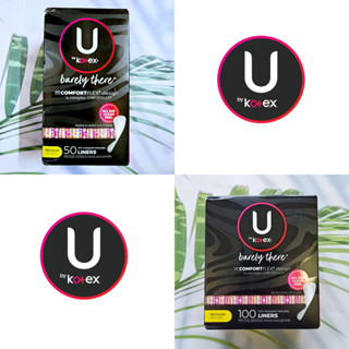 แผ่นอนามัย Barely There, Regular Length Unscented (U by Kotex®)